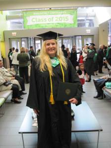SUST graduate Karen Craig (Dec 2015)